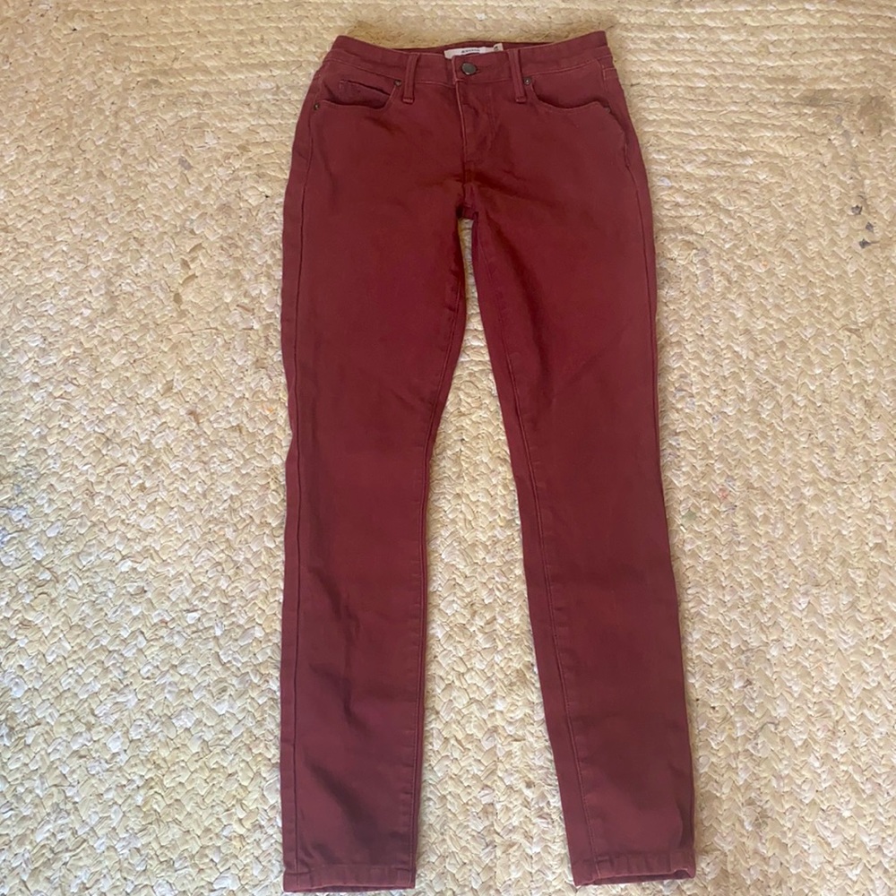 Rust colored jeans